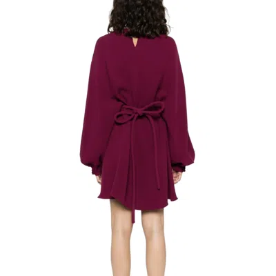 Shop Fendi Cady Silk Dress