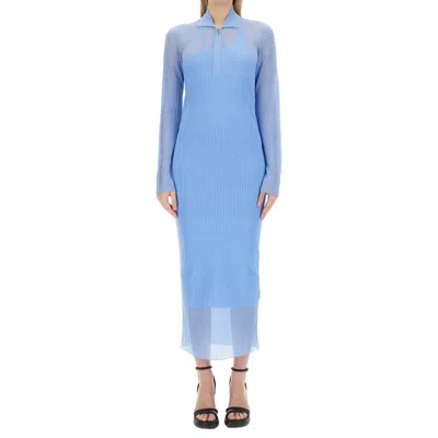 Shop Fendi Silk Dress