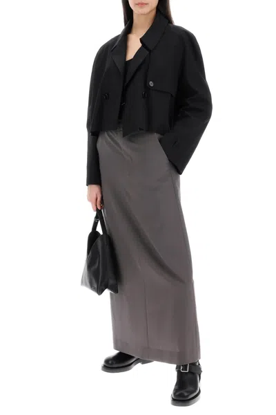 Shop Mm6 Maison Margiela Maxi Skirt With Tieable Panel