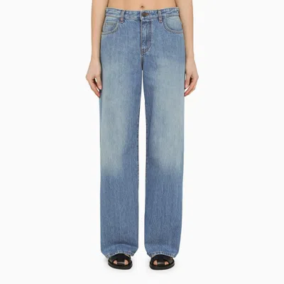 Shop The Row Blue Washed Denim Jeans