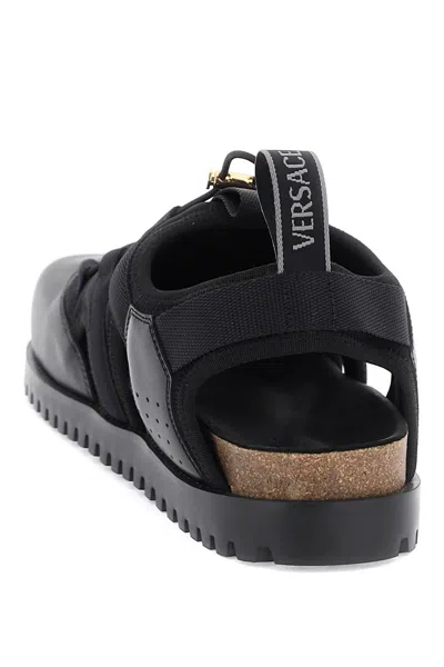 Shop Versace Medusa Track Sandals