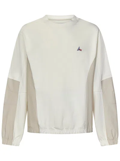 Shop Roa Sweatshirt In Bianco
