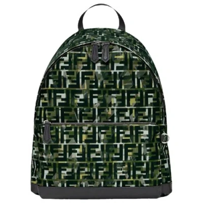 Pre-owned Fendi Leather Bag In Green