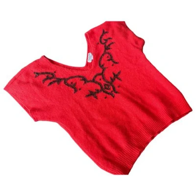 Pre-owned Dior Wool Jumper In Red