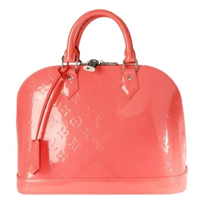 LOUIS VUITTON Pre-owned Alma Leather Handbag In Pink