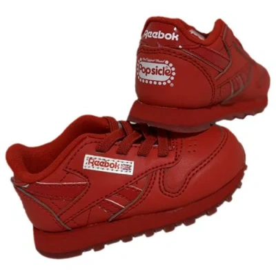 Pre-owned Reebok Lace Up Boots In Red