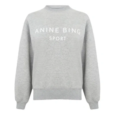 Pre-owned Anine Bing Sweatshirt In Grey