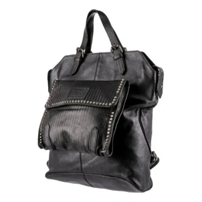 Pre-owned Christian Louboutin Leather Backpack In Black