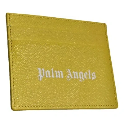 Pre-owned Palm Angels Leather Small Bag In Yellow