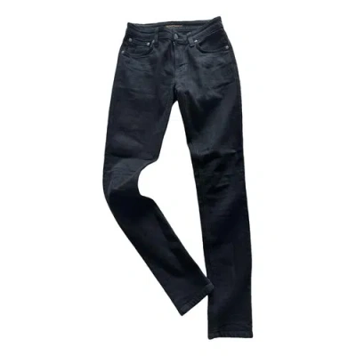 Pre-owned Nudie Jeans Slim Jeans In Black
