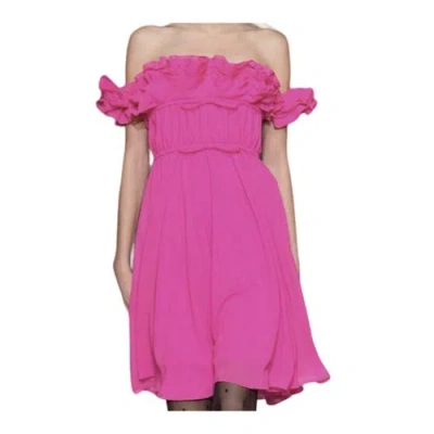 Pre-owned Giambattista Valli Mini Dress In Pink