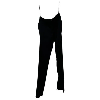 Pre-owned Christopher Esber Trousers In Black