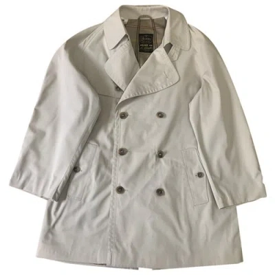 Pre-owned Herno Trenchcoat In Beige