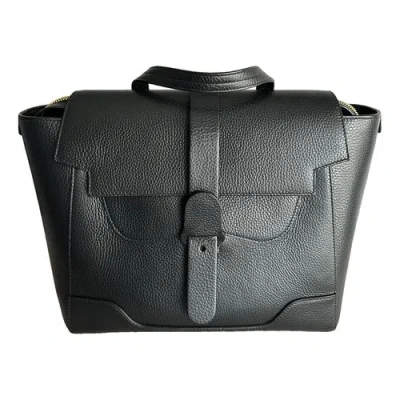 Pre-owned Senreve Leather Backpack In Black