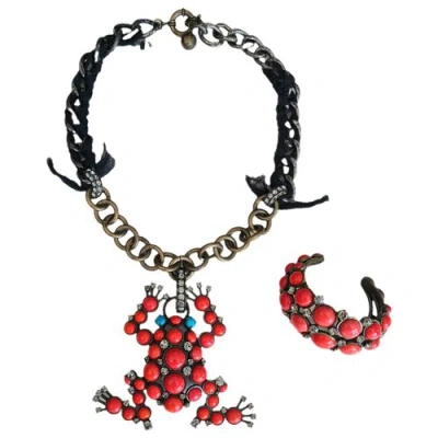 Pre-owned Lanvin Jewellery Set In Red