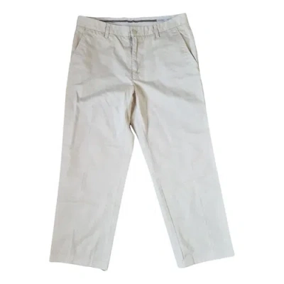 Pre-owned Mason Trousers In Beige