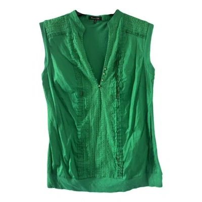 Pre-owned Massimo Dutti Blouse In Green