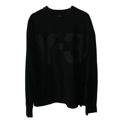 Pre-owned Y-3 Linen Sweatshirt In Black