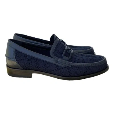 Pre-owned Fendi Cloth Flats In Navy