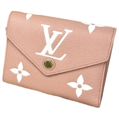 Pre-owned Louis Vuitton Leather Clutch In Pink