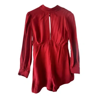 Pre-owned Zimmermann Jumpsuit In Red