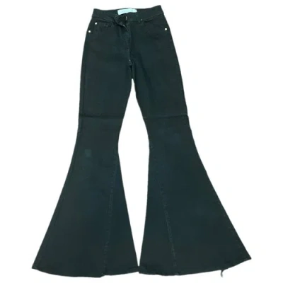 Pre-owned Nenette Jeans In Black