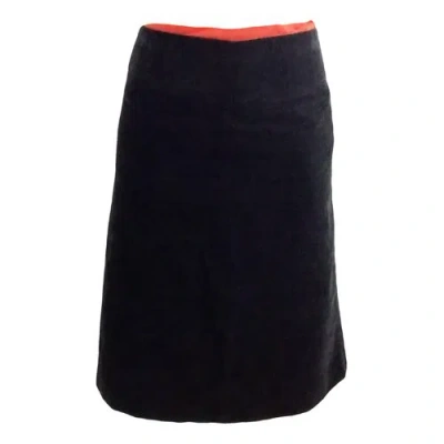 Pre-owned Costume National Mid-length Skirt In Black