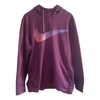Pre-owned Nike Sweatshirt In Burgundy