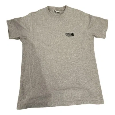 Pre-owned Vetements T-shirt In Grey
