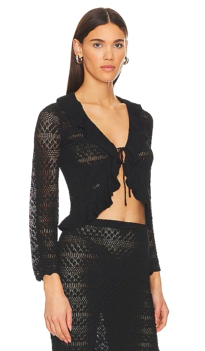 Heartloom Diana Top In Black
