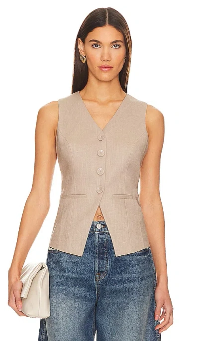 Shop Heartloom Silvie Vest In Tan