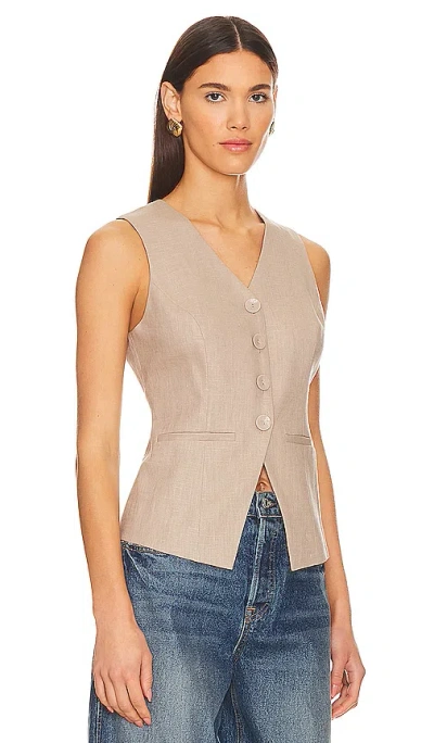 Shop Heartloom Silvie Vest In Tan