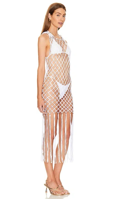 Shop Pq Beaded Brynn Cover Up In White