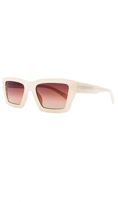Shop Otra Fairfax Sunglasses In Ivory