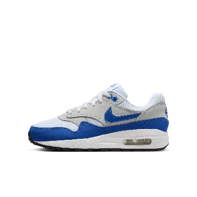 Shop Nike Air Max 1 Big Kids' Shoes In White