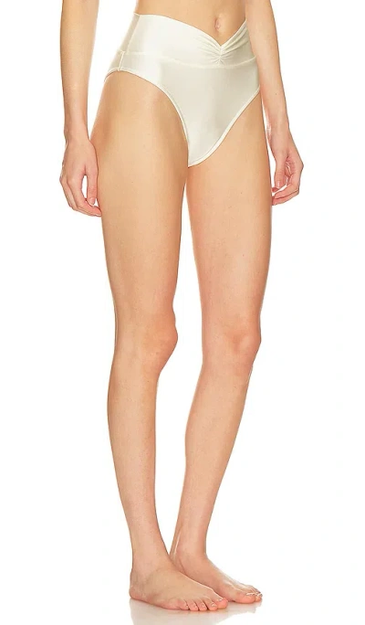 Shop Shani Shemer Claire Bikini Bottom In White