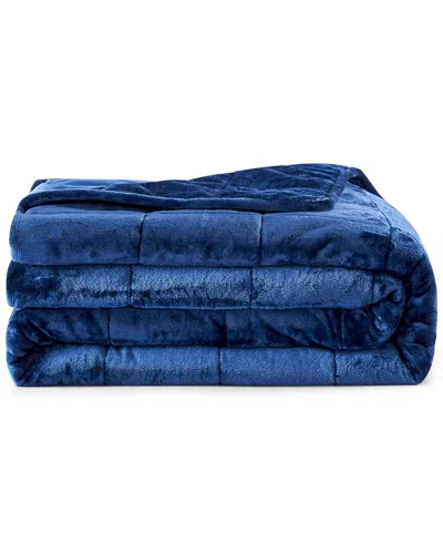 Shop Sutton Home 1 Pc Weighted Comforter In Navy