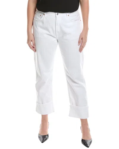 Shop Marina Rinaldi Plus White Istinto Jean