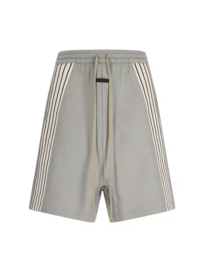 Shop Fear Of God Track Shorts In Gray