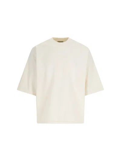 Shop Fear Of God 'airbrush 8' T-shirt In Cream