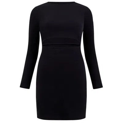 Shop French Connection Women's Rassia Sheryle Cut Out Mini Dress In Black