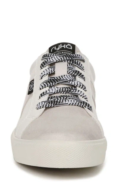 Ryka Viv Classic Low Top Sneaker In White Black