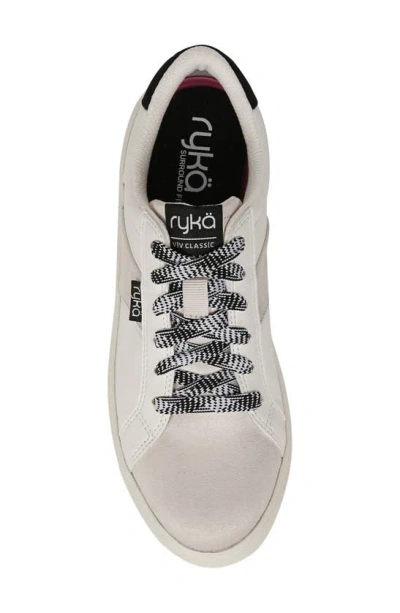 Ryka Viv Classic Low Top Sneaker In White Black
