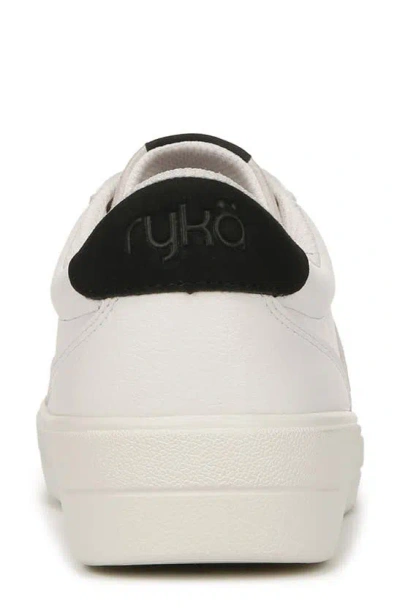Ryka Viv Classic Low Top Sneaker In White Black