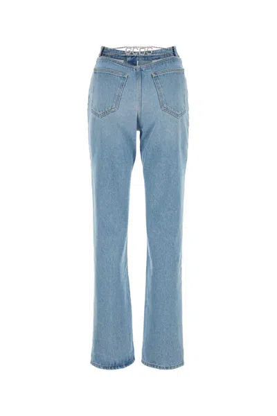 Shop Gcds Jeans In Blue