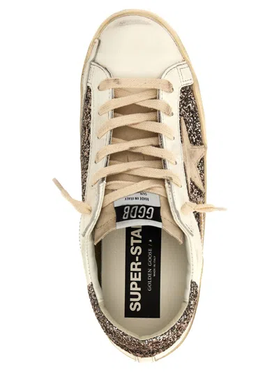 Shop Golden Goose 'superstar' Sneakers In Silver