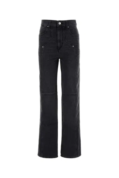 Shop Isabel Marant Étoile Isabel Marant Etoile Jeans In Black