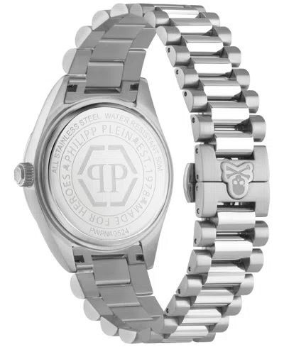 Shop Philipp Plein Men's Date Superlative Stainless Steel Bracelet Watch 42mm