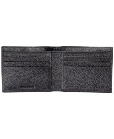 Shop Cole Haan Men's Leather Billfold Wallet With Key Fob In Black