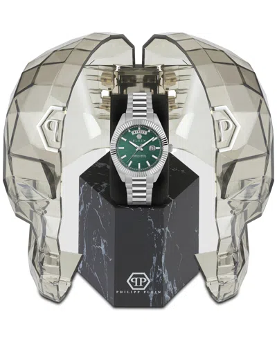 Philipp Plein Date Superlative Bracelet Watch In Stainless